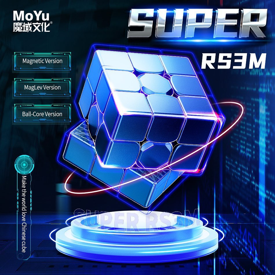 QiYi X-Man Tornado V3M 3x3 Maglev Magic Cube Magnetic Speed Cube QY 3x3  Flagship Edition Sticker Magic Cube Pioneer Version Puzzle Toy 